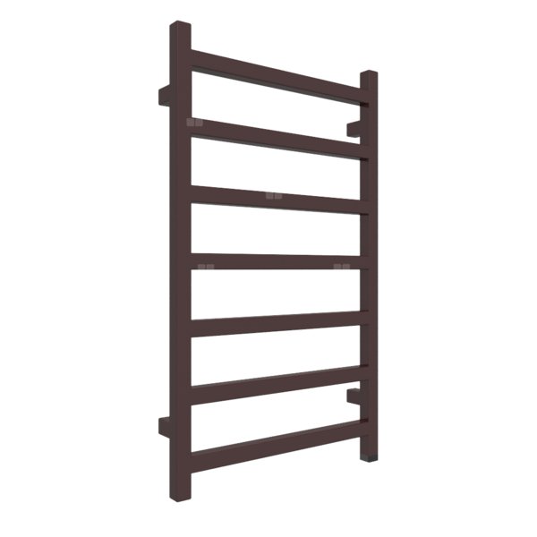 Grzejnik drabinkowy TERMA SIMPLE ONE, podłączenie S1, wym. 840 x 500 mm, kolor ciemny wiśniowy RAL3007 (farba), moc 306W