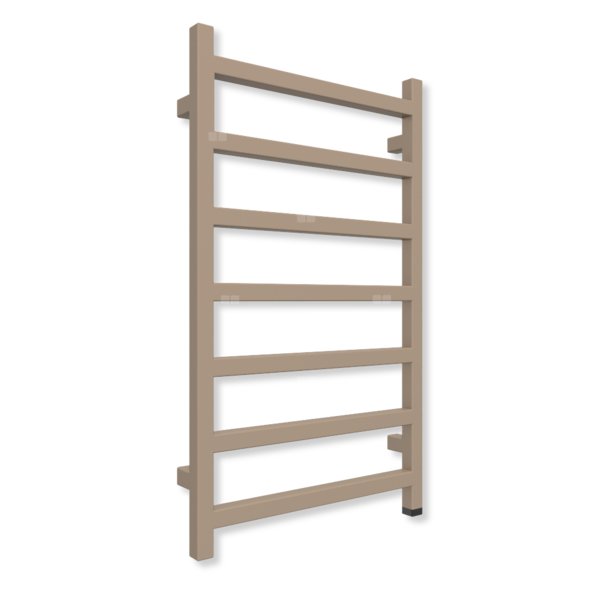 Grzejnik drabinkowy TERMA SIMPLE ONE, podłączenie S8, wym. 840 x 500 mm, kolor kwarc (farba), moc 306W