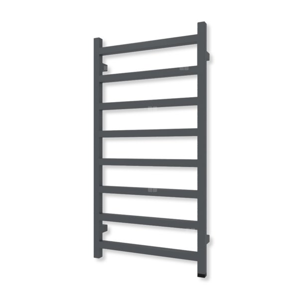 Grzejnik drabinkowy TERMA SIMPLE ONE, podłączenie S1, wym. 960 x 500 mm, kolor metaliczna czerń (farba), moc 351W