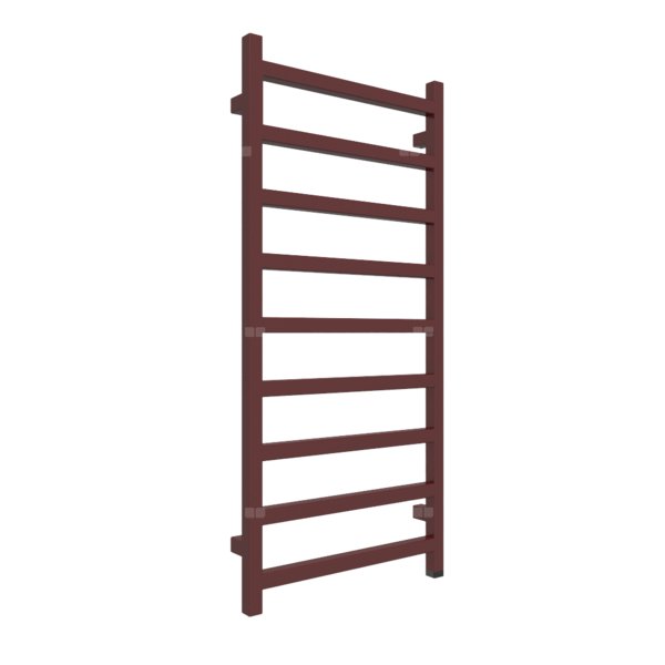 Grzejnik drabinkowy TERMA SIMPLE ONE, podłączenie S1, wym. 1080 x 500 mm, kolor czerwony winny RAL3005 (farba), moc 396W