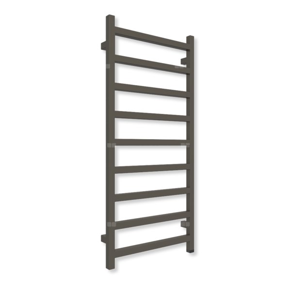 Grzejnik drabinkowy TERMA SIMPLE ONE, podłączenie S1, wym. 1080 x 500 mm, kolor brąz anodowy (farba), moc 396W