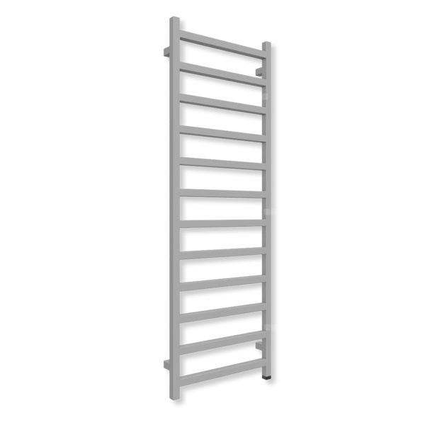 Grzejnik drabinkowy TERMA SIMPLE ONE, podłączenie S1, wym. 1440 x 500 mm, kolor jasne aluminium metaliczny RAL9006 (farba), moc 529W