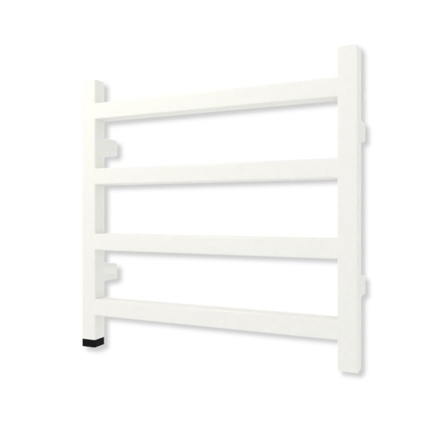 Grzejnik drabinkowy TERMA SIMPLE ONE, podłączenie S8, wym. 1920 x 500 mm, kolor biały soft (farba), moc 707W