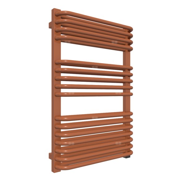 Grzejnik drabinkowy TERMA TYTUS ONE, podłączenie S1, wym. 820 x 540 mm, kolor jasna miedź (farba), moc 645W