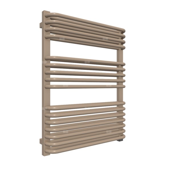 Grzejnik drabinkowy TERMA TYTUS ONE, podłączenie S1, wym. 820 x 640 mm, kolor irchowo-szary RAL1019 (farba), moc 755W