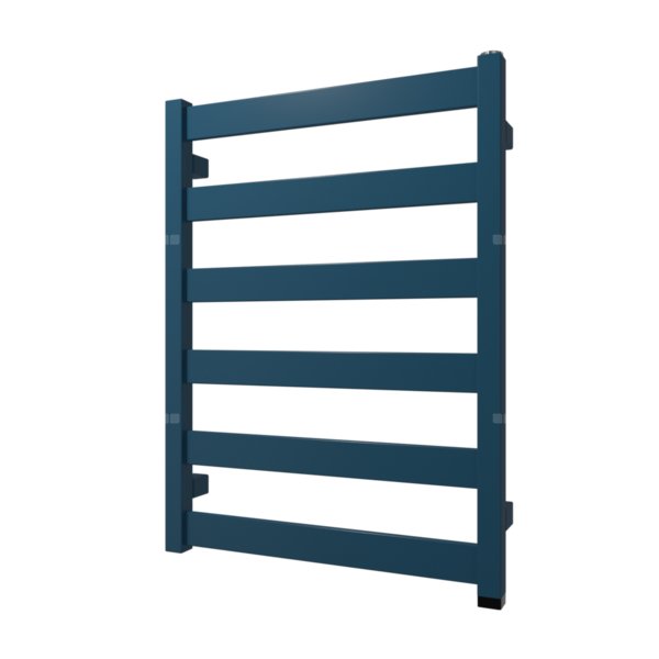 Grzejnik drabinkowy TERMA VIVO ONE, podłączenie S1, wym. 670 x 500 mm, kolor niebieski capri  RAL5019 (farba), moc 275W