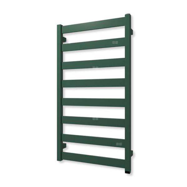 Grzejnik drabinkowy TERMA VIVO ONE, podłączenie S1, wym. 910 x 500 mm, kolor zielony patynowy RAL6000 (farba), moc 350W
