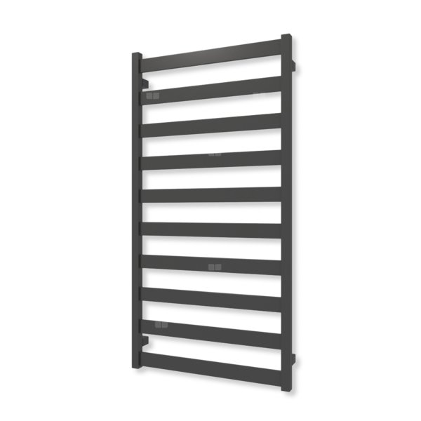 Grzejnik drabinkowy TERMA VIVO ONE, podłączenie S8, wym. 1150 x 600 mm, kolor czarny sygnałowy RAL9004 (farba), moc 501W