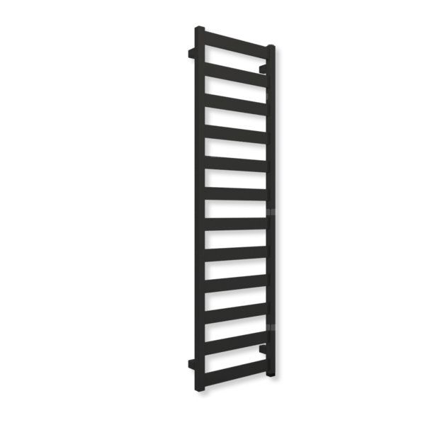 Grzejnik drabinkowy TERMA VIVO ONE, podłączenie S1, wym. 1390 x 400 mm, kolor czarny RAL9011 (farba), moc 434W