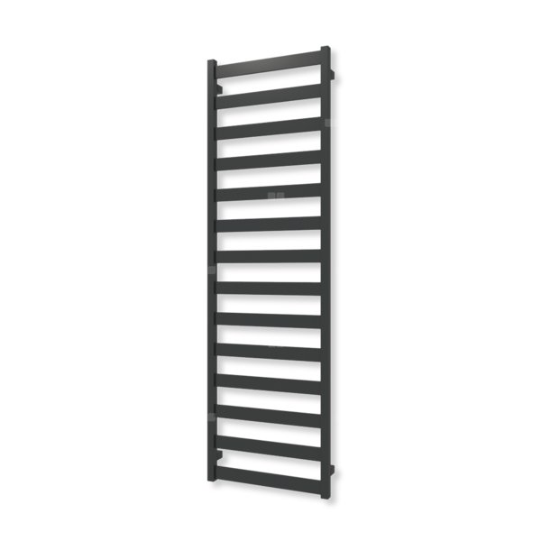 Grzejnik drabinkowy TERMA VIVO ONE, podłączenie S8, wym. 1630 x 500 mm, kolor czarny jak kruk mat RAL9005 (farba), moc 592W