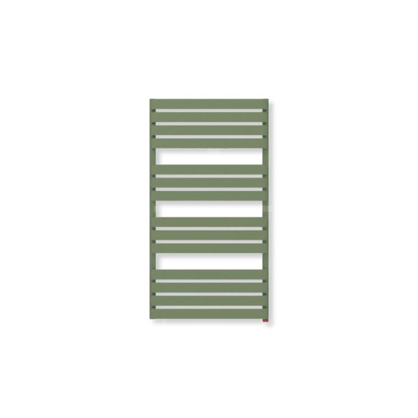 Grzejnik drabinkowy TERMA WARP T ONE, podłączenie S1, wym. 1110 x 600 mm, kolor seledynowy groszkowy soft (farba), moc 650W