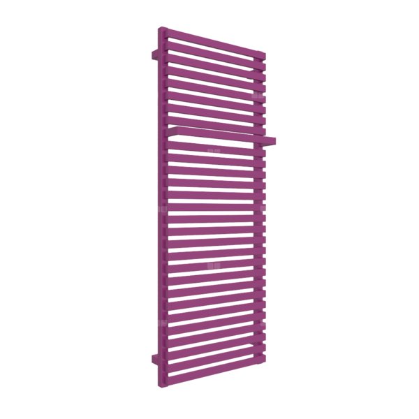 Grzejnik drabinkowy TERMA CITY, podłączenie ZX, wym. 1320 x 500 mm, kolor purpurowy drogowy RAL4006, moc 739W