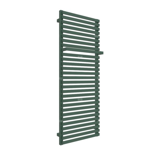 Grzejnik drabinkowy TERMA CITY, podłączenie ZX, wym. 1320 x 500 mm, kolor zielony sosnowy RAL6028, moc 739W