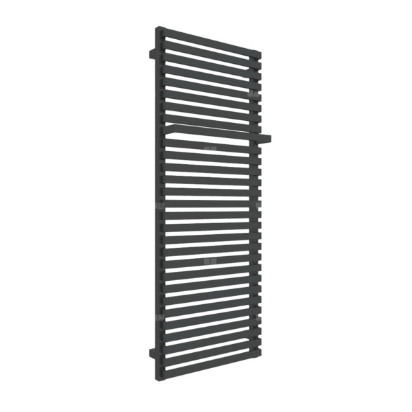 Grzejnik drabinkowy TERMA CITY, podłączenie ZX, wym. 1320 x 500 mm, kolor czarny jak kruk soft RAL9005, moc 739W