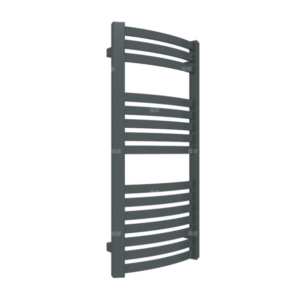 Grzejnik drabinkowy TERMA DEXTER, podłączenie SX, wym. 860 x 400 mm, kolor szary granitowy RAL7026, moc 323W