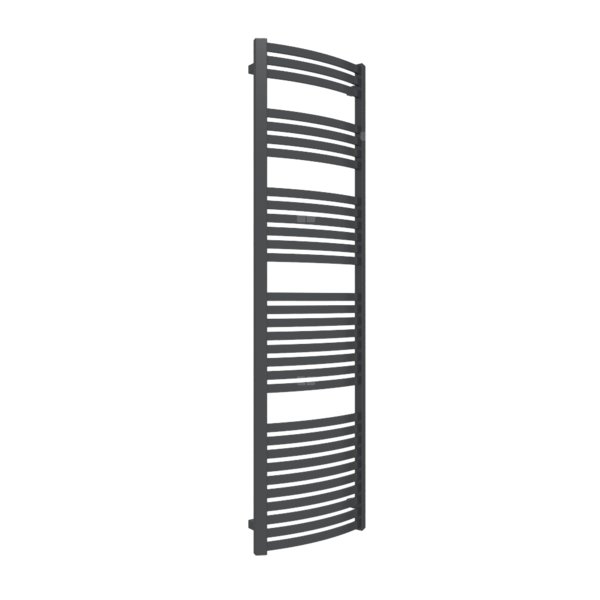 Grzejnik drabinkowy TERMA DEXTER, podłączenie SX, wym. 1760 x 500 mm, kolor szary czarny soft RAL7021, moc 762W