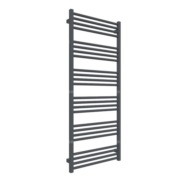 Grzejnik drabinkowy TERMA FIONA, podłączenie ZX, wym. 1380 x 580 mm, kolor szary antracytowy RAL7016, moc 664W