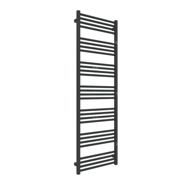 Grzejnik drabinkowy TERMA FIONA, podłączenie ZX, wym. 1620 x 530 mm, kolor czarny jak kruk mat RAL9005, moc 723W