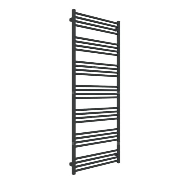 Grzejnik drabinkowy TERMA FIONA, podłączenie Z8, wym. 1620 x 630 mm, kolor czarny jak kruk mat RAL9005, moc 834W