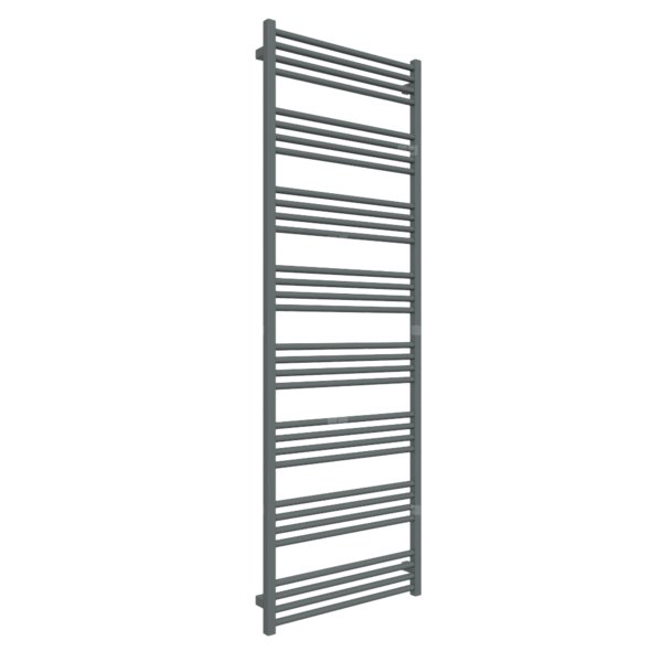 Grzejnik drabinkowy TERMA FIONA, podłączenie ZX, wym. 1860 x 600 mm, kolor błyszcząca szarość, moc 922W