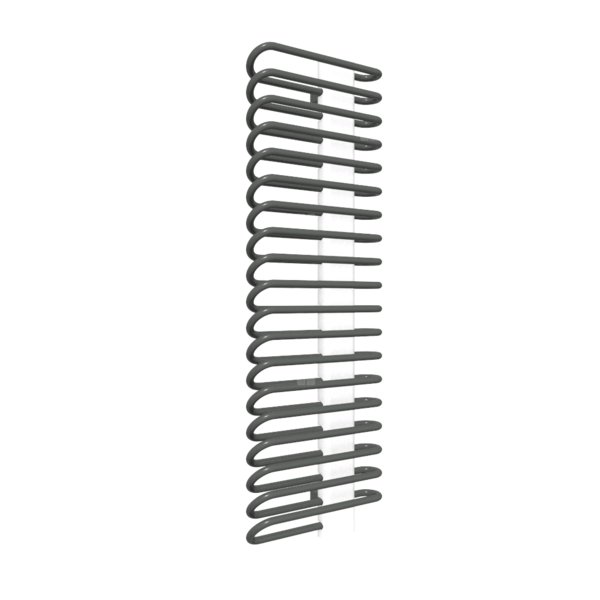 Grzejnik drabinkowy TERMA MICHELLE, podłączenie YL, wym. 1200 x 400 mm, kolor szary drogowy b RAL7043, moc 580W