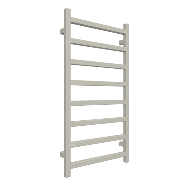 Grzejnik drabinkowy TERMA SIMPLE, podłączenie SX, wym. 960 x 500 mm, kolor szary jedwabisty soft RAL7044, moc 351W