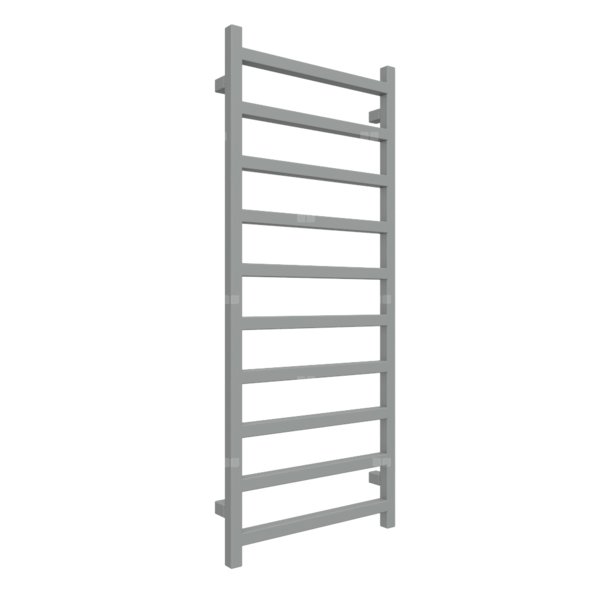 Grzejnik drabinkowy TERMA SIMPLE, podłączenie SX, wym. 1200 x 500 mm, kolor szary drogowy a soft RAL7042, moc 440W