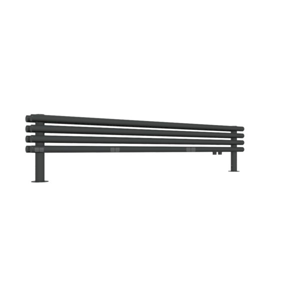 Grzejnik drabinkowy TERMA TUNE HSD, podłączenie YP, wym. 300 x 1400 mm, kolor czarny jak kruk soft RAL9005, moc 589W