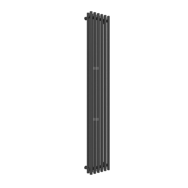 Grzejnik drabinkowy TERMA TUNE VWD, podłączenie ZX, wym. 1800 x 290 mm, kolor czarny sygnałowy mat RAL9004, moc 967W