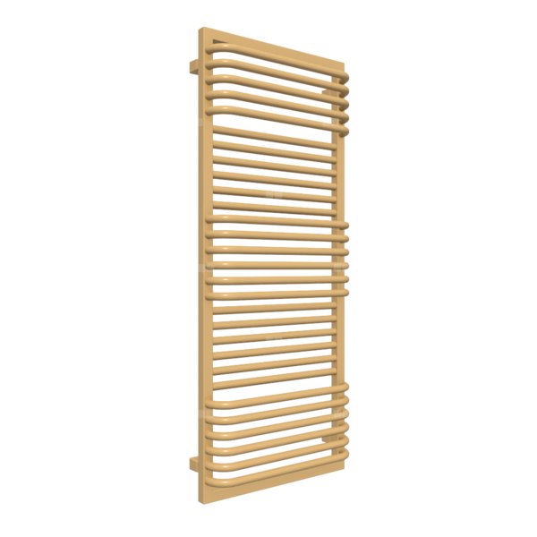 Grzejnik drabinkowy TERMA POC 2, podłączenie Z8, wym. 1240 x 500 mm, kolor żółty piaskowy RAL1002, moc 744W