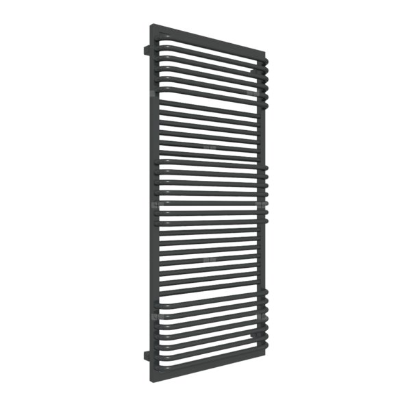 Grzejnik drabinkowy TERMA TERMA POC, podłączenie ZX, wym. 1400 x 600 mm, kolor czarny jak kruk soft RAL9005, moc 1013W