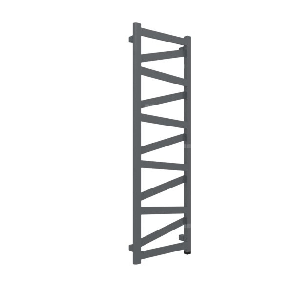 Grzejnik drabinkowy TERMA VIPERA ONE, podłączenie S8, wym. 1230 x 400 mm, kolor granit, moc 382W