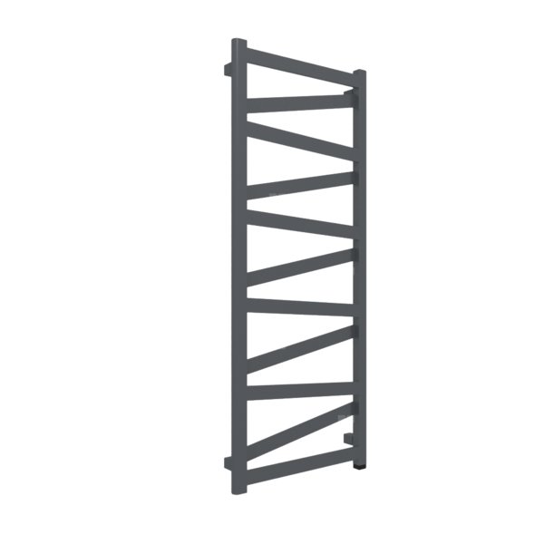 Grzejnik drabinkowy TERMA VIPERA ONE, podłączenie S1, wym. 1230 x 500 mm, kolor metaliczny szary, moc 451W