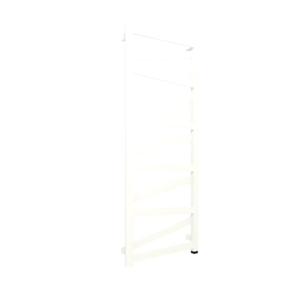 Grzejnik drabinkowy TERMA VIPERA ONE, podłączenie S1, wym. 1230 x 500 mm, kolor biały soft RAL9016, moc 451W
