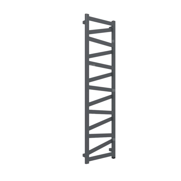 Grzejnik drabinkowy TERMA VIPERA ONE, podłączenie S1, wym. 1470 x 400 mm, kolor metaliczna czerń, moc 457W