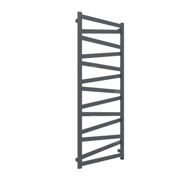 Grzejnik drabinkowy TERMA VIPERA ONE, podłączenie S1, wym. 1470 x 600 mm, kolor metaliczna czerń, moc 600W