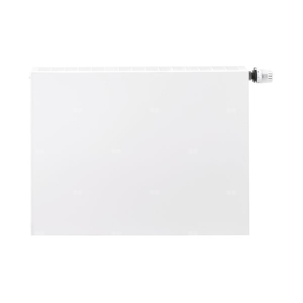 Grzejnik płytowy typ 11 TERMO TEKNIK Design Flat Front zasilany z dołu z wbudowanym zaworem termostatycznym wym. 300 x 1000 mm, kolor biały, moc 469 W