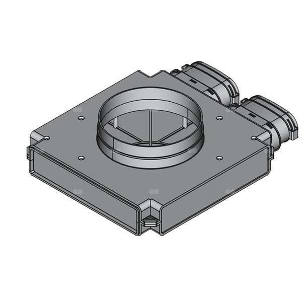 Rozdzielacz końcowy TopFlex DN200/52mm x 117mm x 2 / 1-modułowy