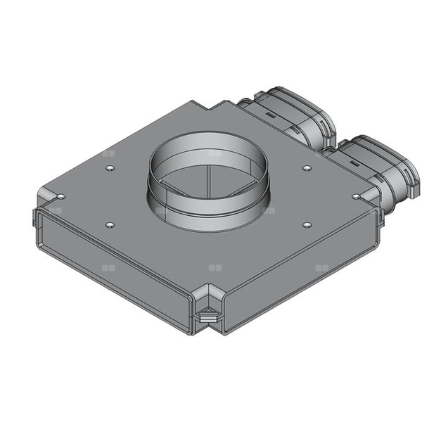 Rozdzielacz przelotowy TopFlex DN200/DN160/52mm x 117mm x 2 / 1-modułowy