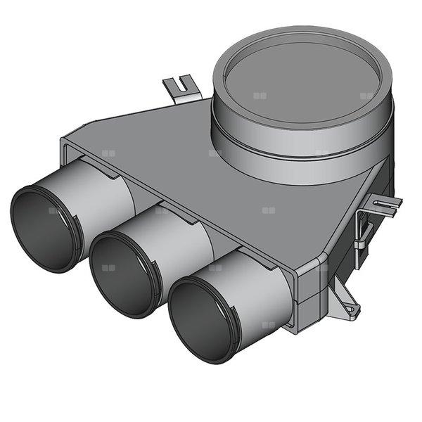 Skrzynka Rozprężna TopFlex Premium DN160/3 x DN75 - montaż na stropie