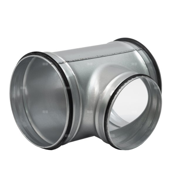 Trójnik T 90st., DN200xDN160xDN200 tłoczony z uszczelką ocynk TopFlex