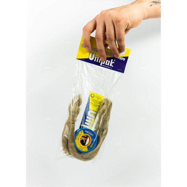 Zestaw uniwersalny z pastą Unipak 50 g pakuł + 65 g Unipak + Unitape PTFE Tape