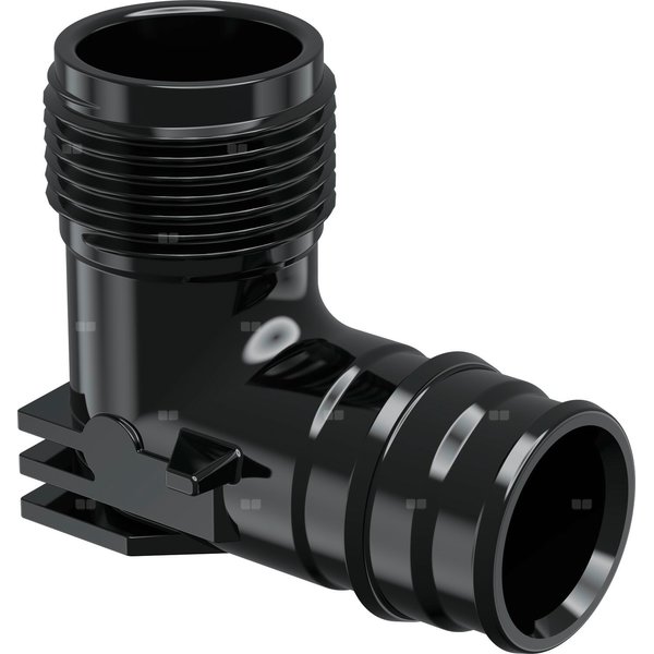 Uponor Q&E kolano z gwintem zewnętrznym PPSU 25-G3/4'' MT