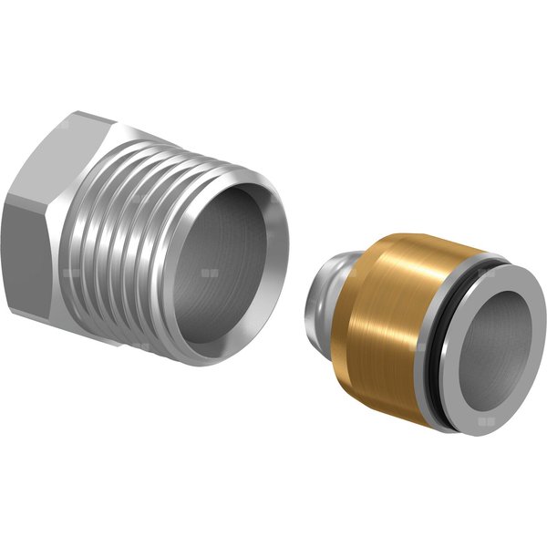 Uponor Smart Radi złączka zaciskowa S-Press Heimeier 16-G1/2'' MT