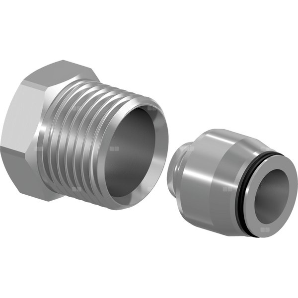 Uponor Smart Radi złączka zaciskowa S-Press Oventrop 16-G1/2'' MT