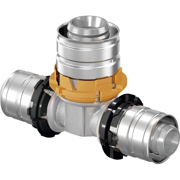 Uponor S-Press trójnik redukcyjny 16-14-14