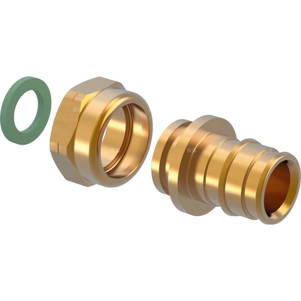 Uponor Q&E złączka z ruchomą nakrętką PL 20-G1/2'' SN