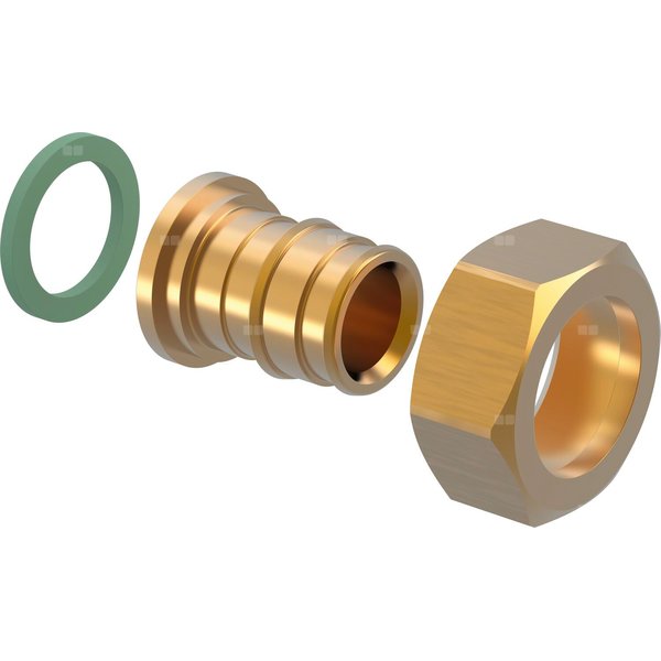 Uponor Q&E złączka z ruchomą nakrętką PL 20-G3/4'' SN