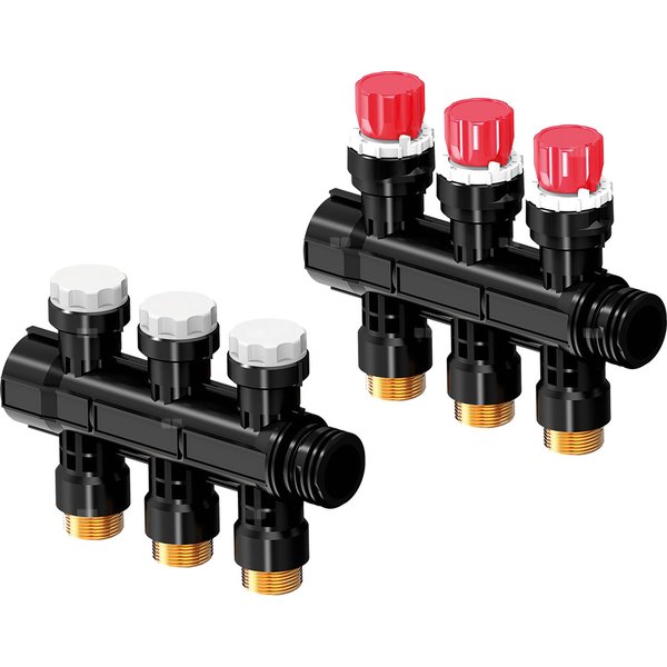 Uponor Vario PLUS rozdz. ze śrubą reg. LS 3 x 3/4 Euro