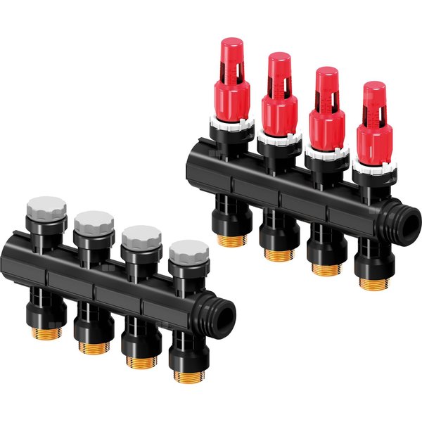 Uponor Vario PLUS rozdz. z przepływom. FM 4 x 3/4 Euro